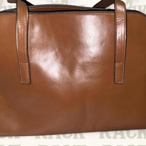 🤎 Brown PU Leather Shoulder Bag — Minimal Grunge Classic